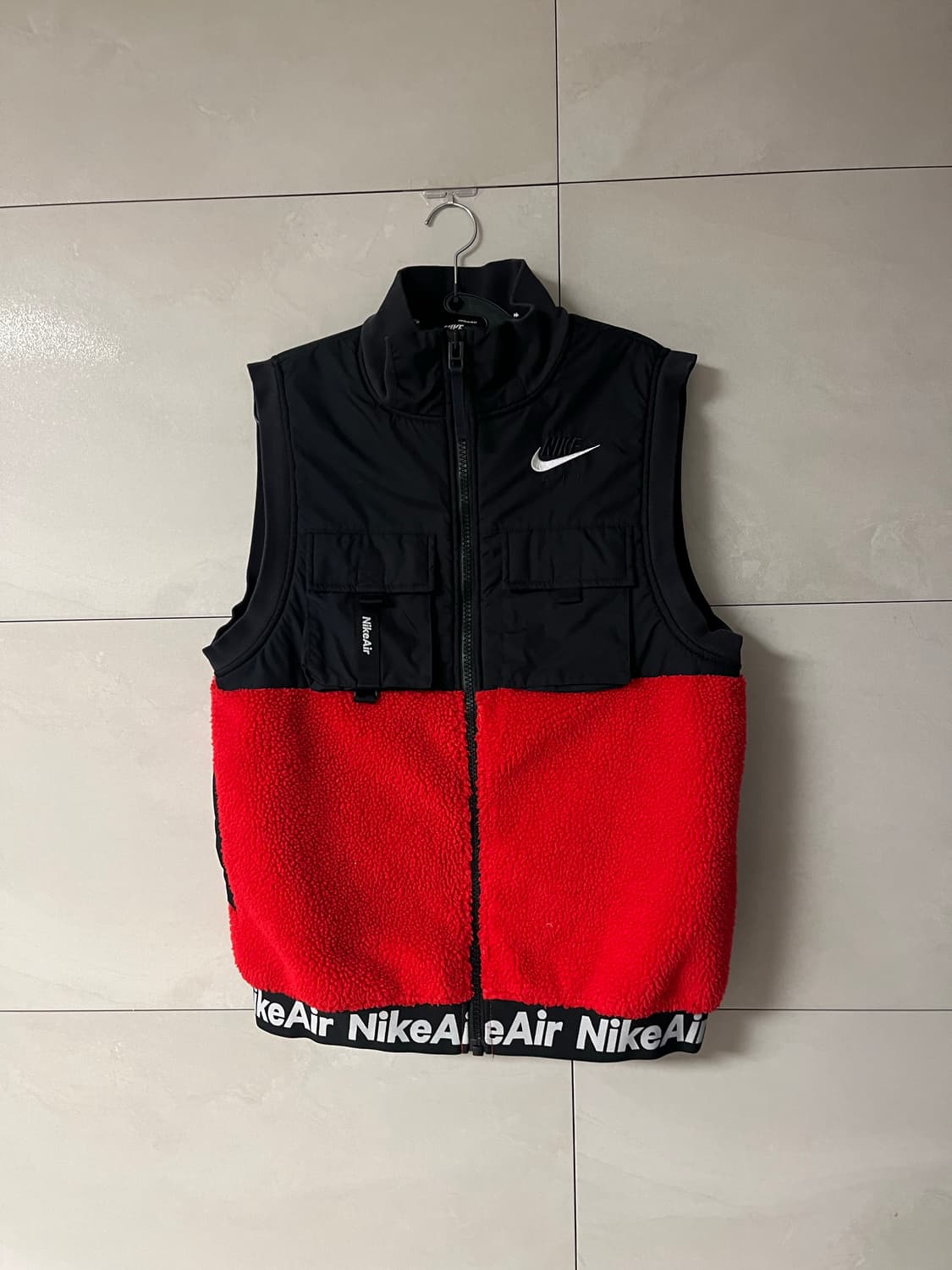 나이키 에어 윈터 플리스 베스트 조끼 레드/블랙 [95]  상품이미지4