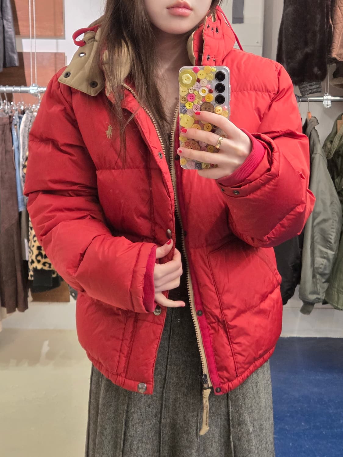 PRL 폴로 랄프로렌 후드 푸퍼 패딩 상품이미지2