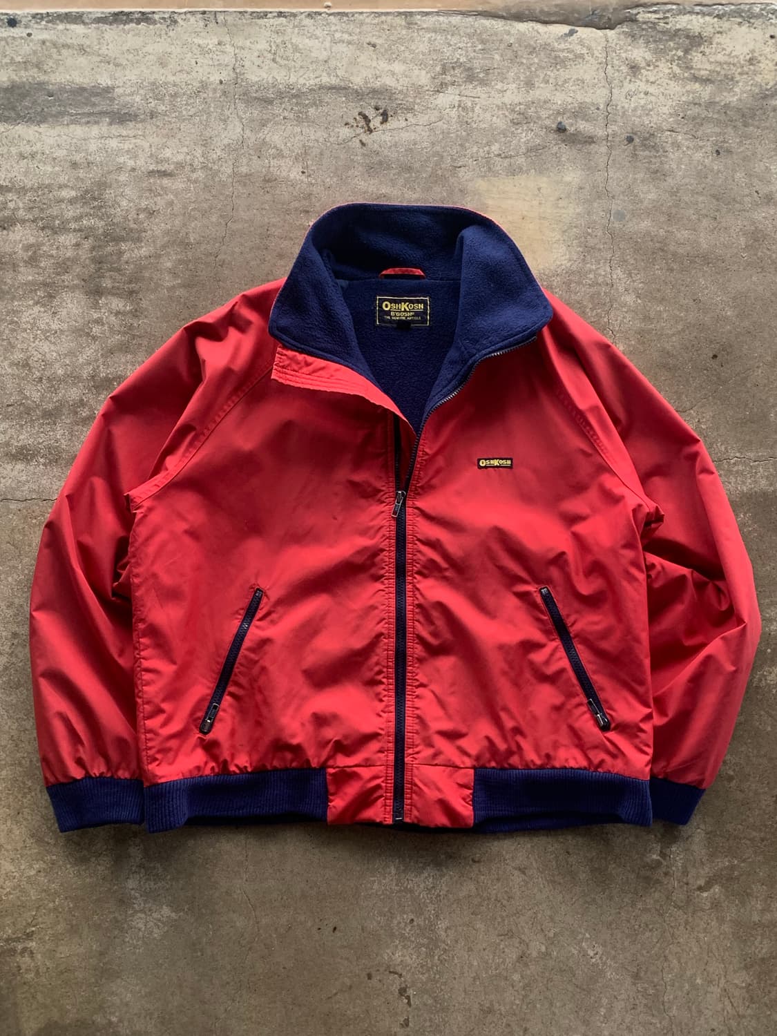 90s 오시코시 비고시 플리스 라인드 나일론 자켓 상품이미지1