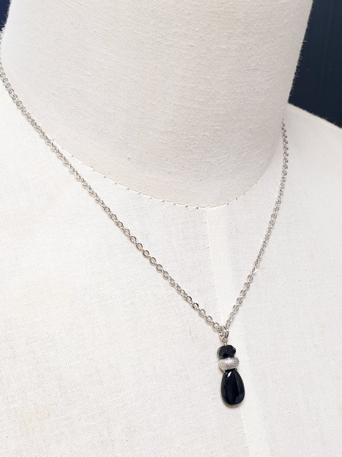 블랙오닉스 목걸이 상품이미지1