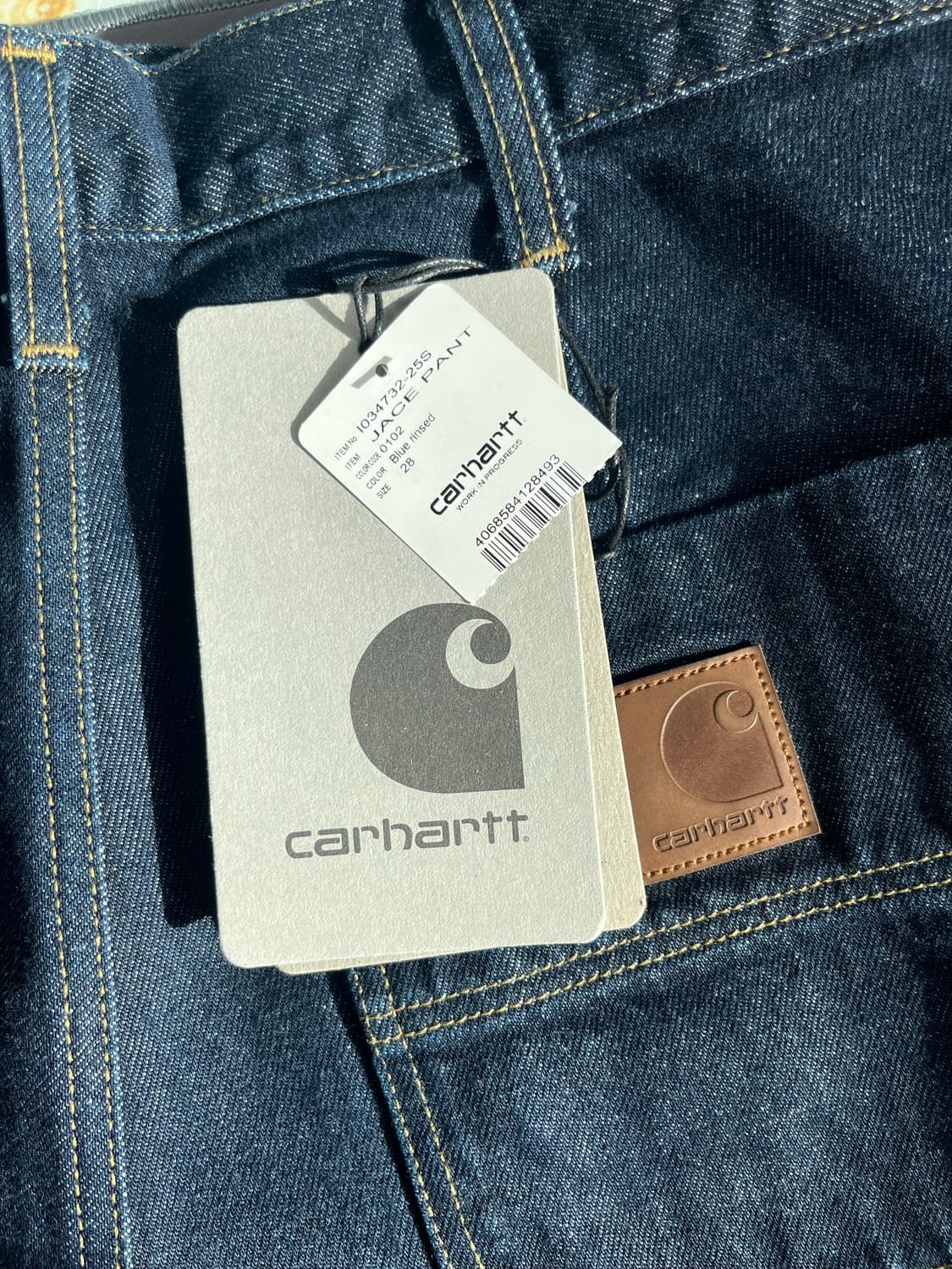 칼하트wip 데님 청바지 상품이미지1