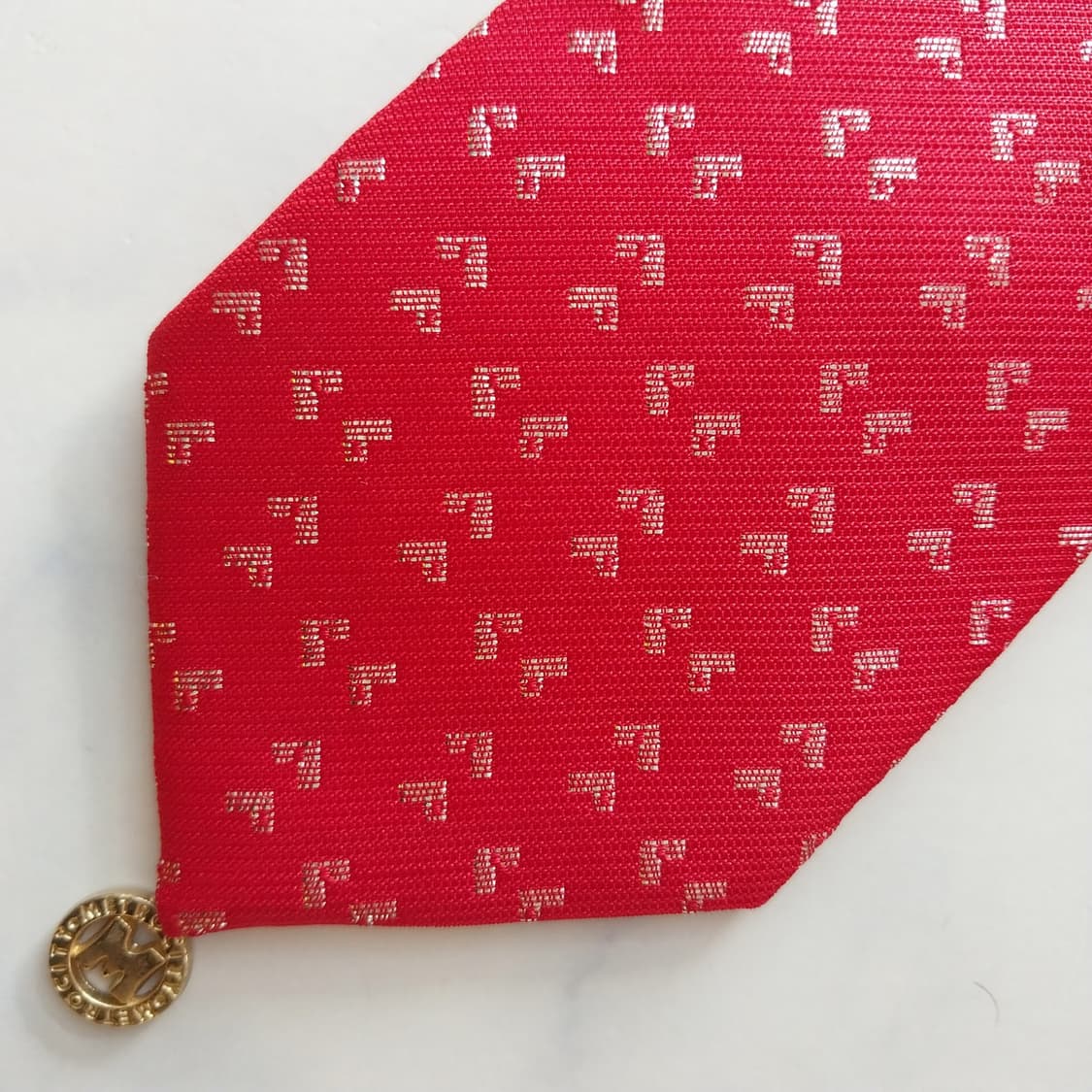 메트로시티 레드 자카드 패턴 넥타이 7.1cm A+등급 K2003
 상품이미지6