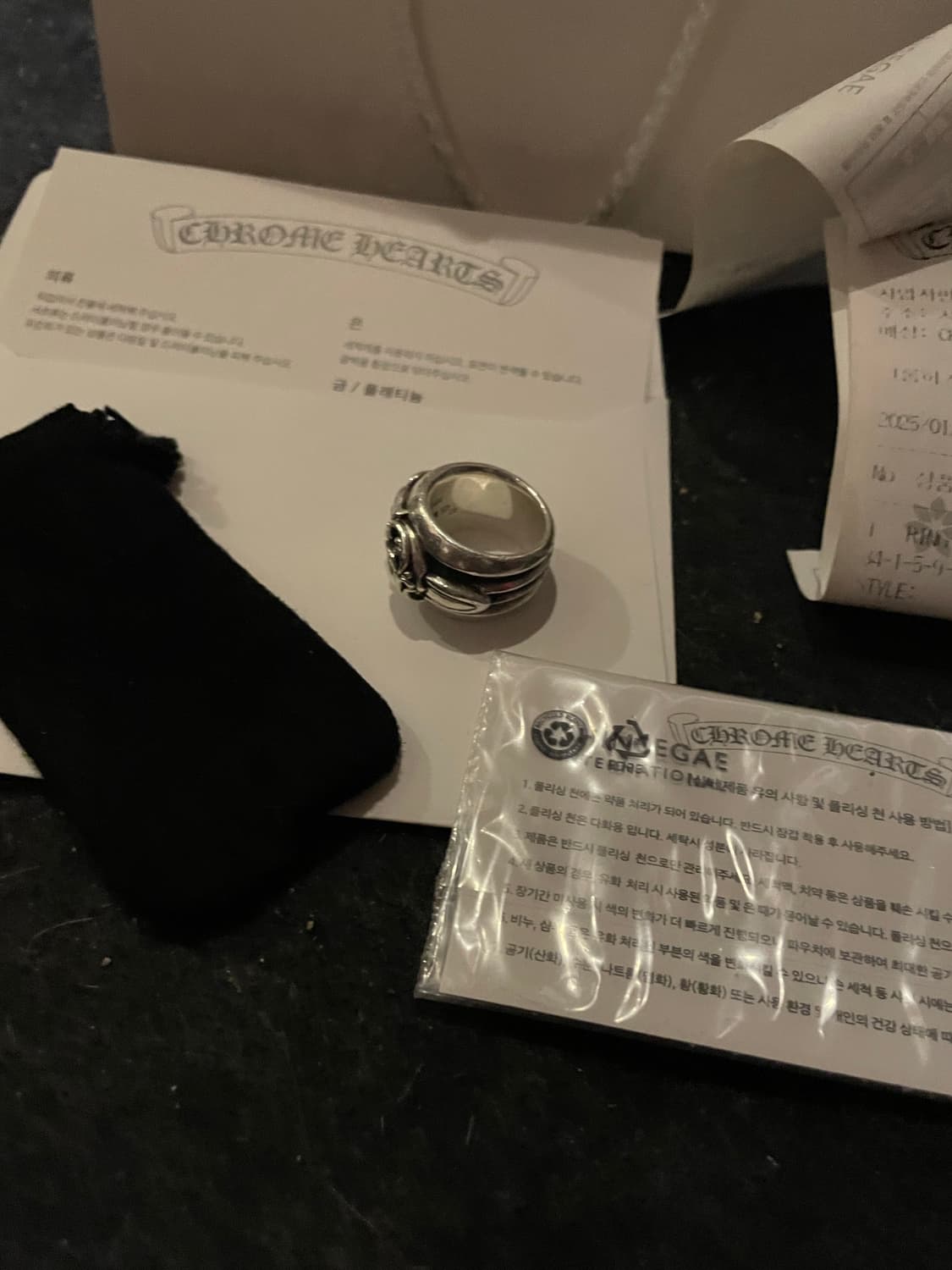 크롬하츠 하트 대거링 us7.5 (15~16호) 사이즈 상품이미지3