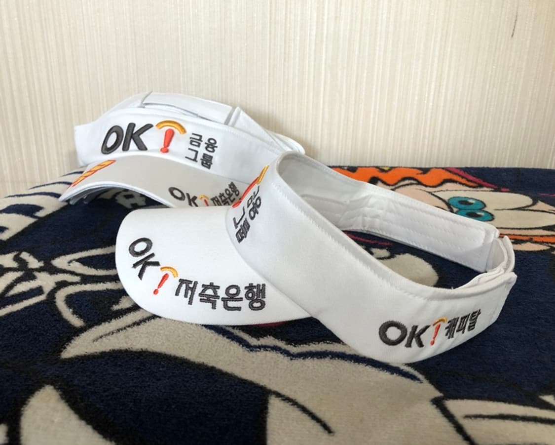 캘러웨이 OK금융그룹 읏맨오픈 스폰서골프모자/선캡(화이트) 상품이미지3