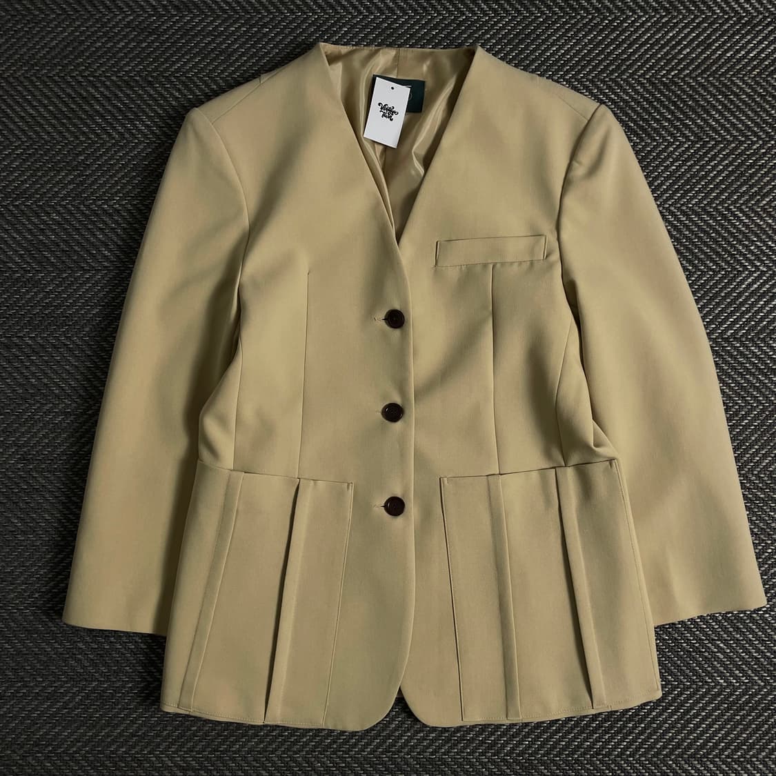 SLUB 우먼스 미니멀 블레이저 자켓o 3631 상품이미지1