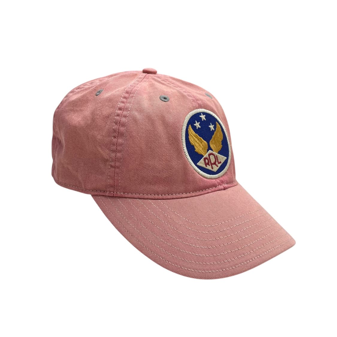 더블알엘 윙드로고 페이디트 레드 볼캡 상품이미지4