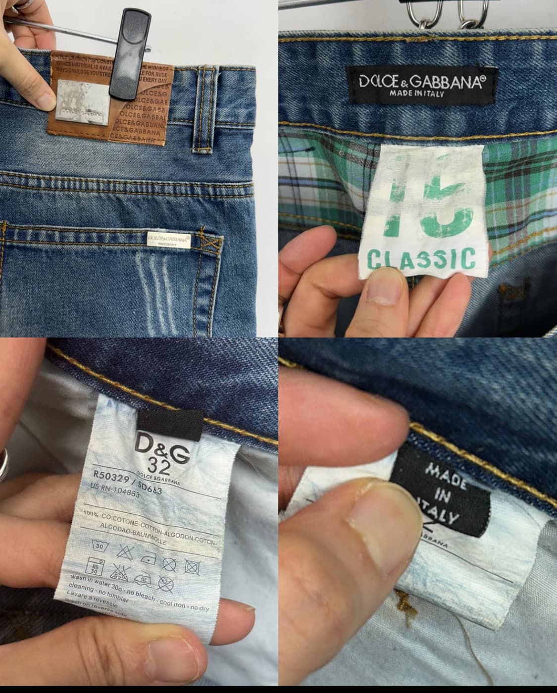 Dolce&Gabbana Metal Logo Plate Leather 상품이미지9