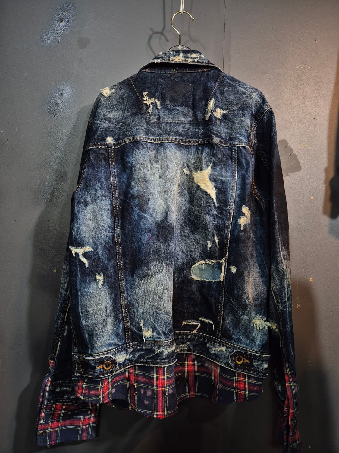 버커루 빈티지 데님 자켓 XXL 상품이미지2