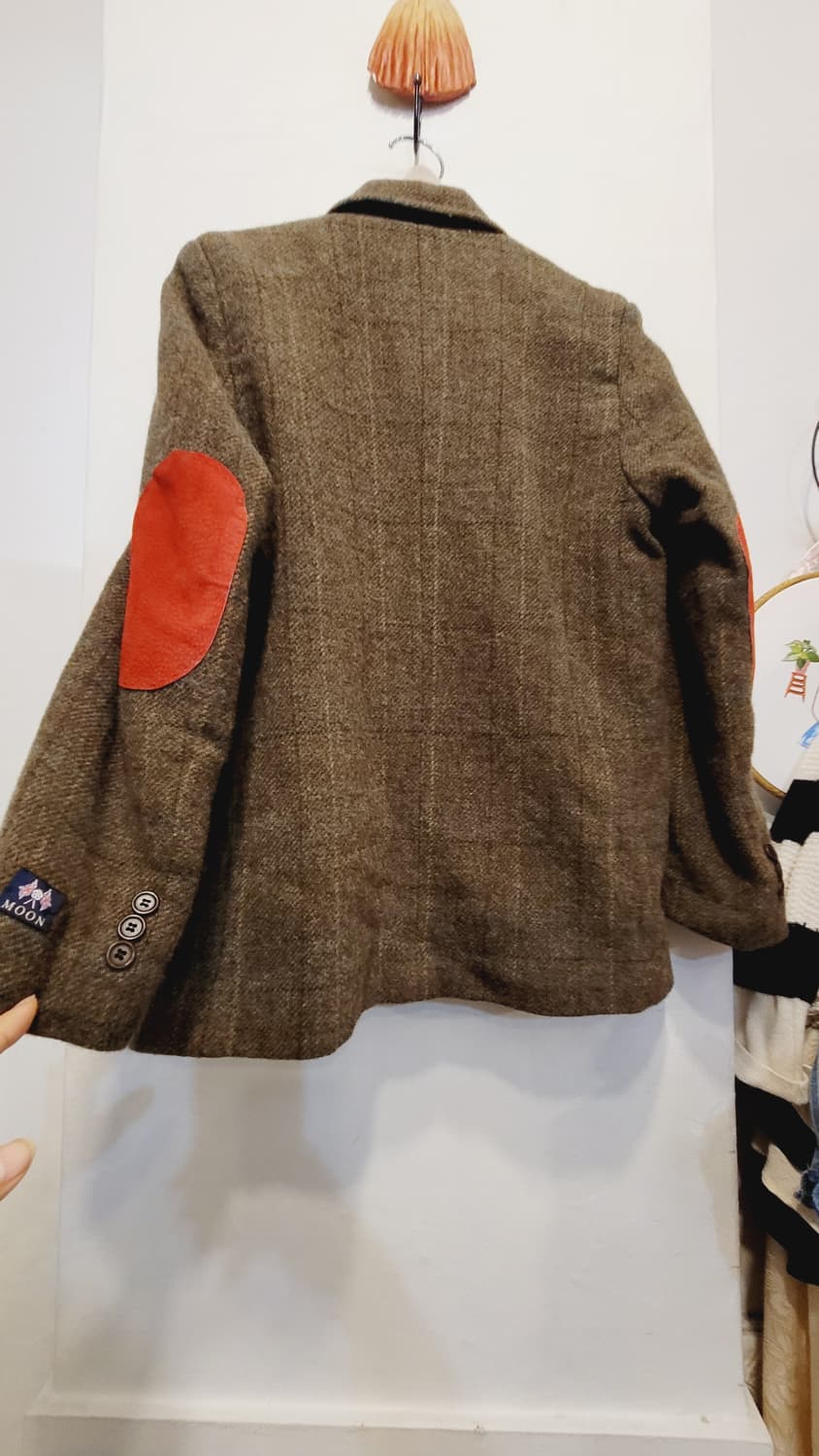 베지터블 울100%  체크자켓 상품이미지4