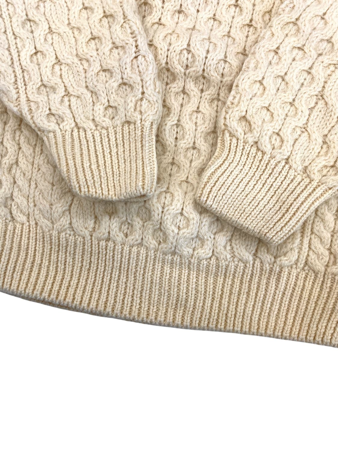 Cladyknit 아일랜드 핸드니트 피셔맨 스웨터 상품이미지6