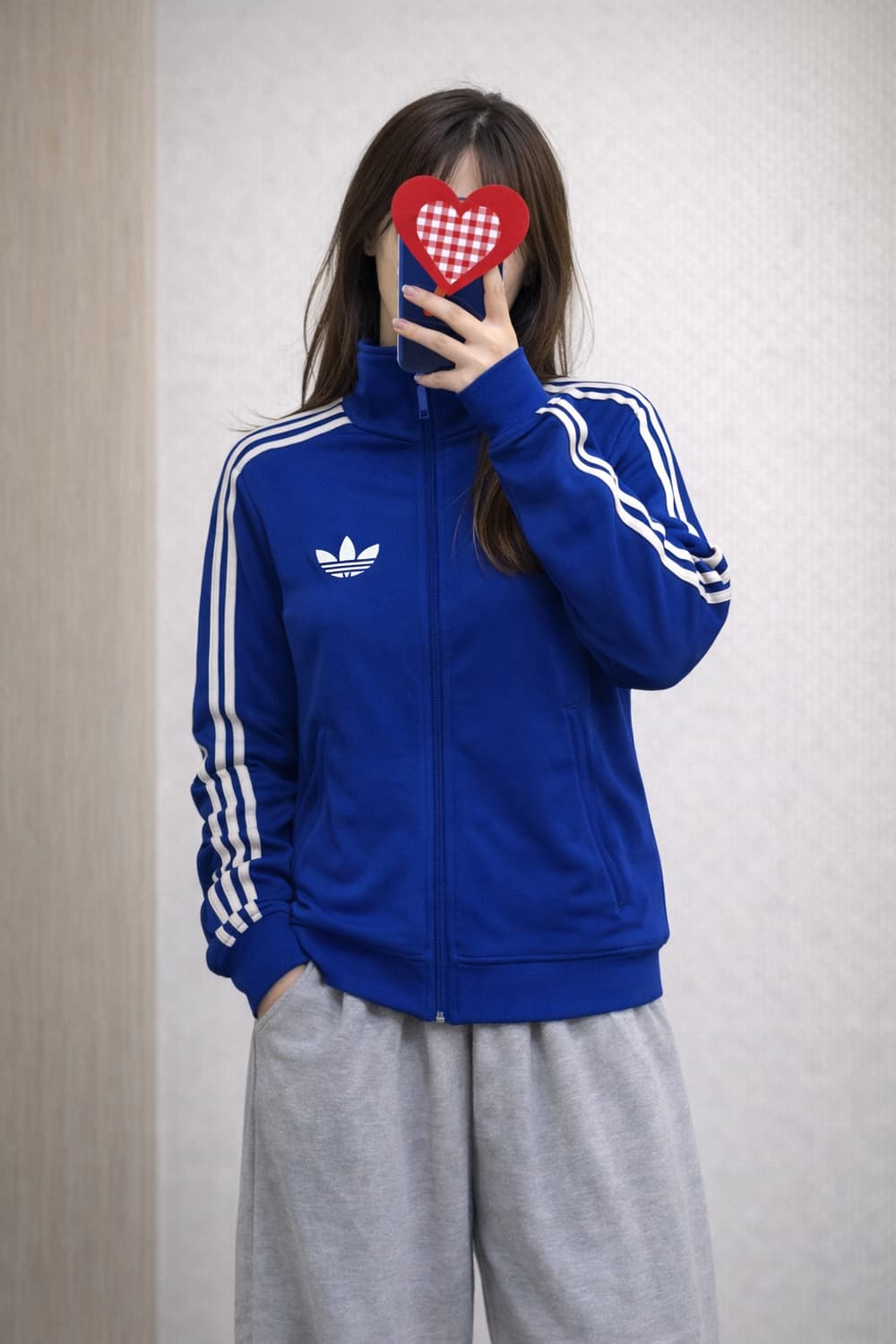 아디다스 파이어버드 블루 져지 트랙탑 구파버 95 상품이미지1