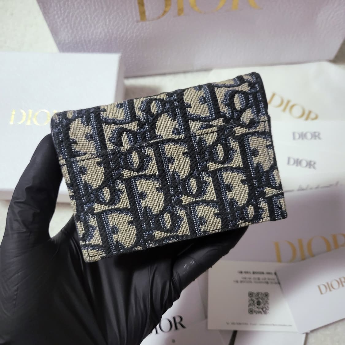 [24년식/풀구성] 디올 오블리크 새들 카드지갑  상품이미지3