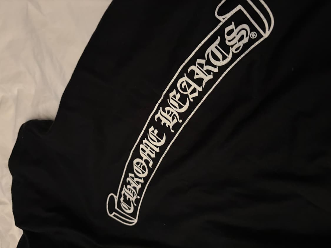 xxl)크롬하츠 스크롤 로고 반팔 상품이미지3