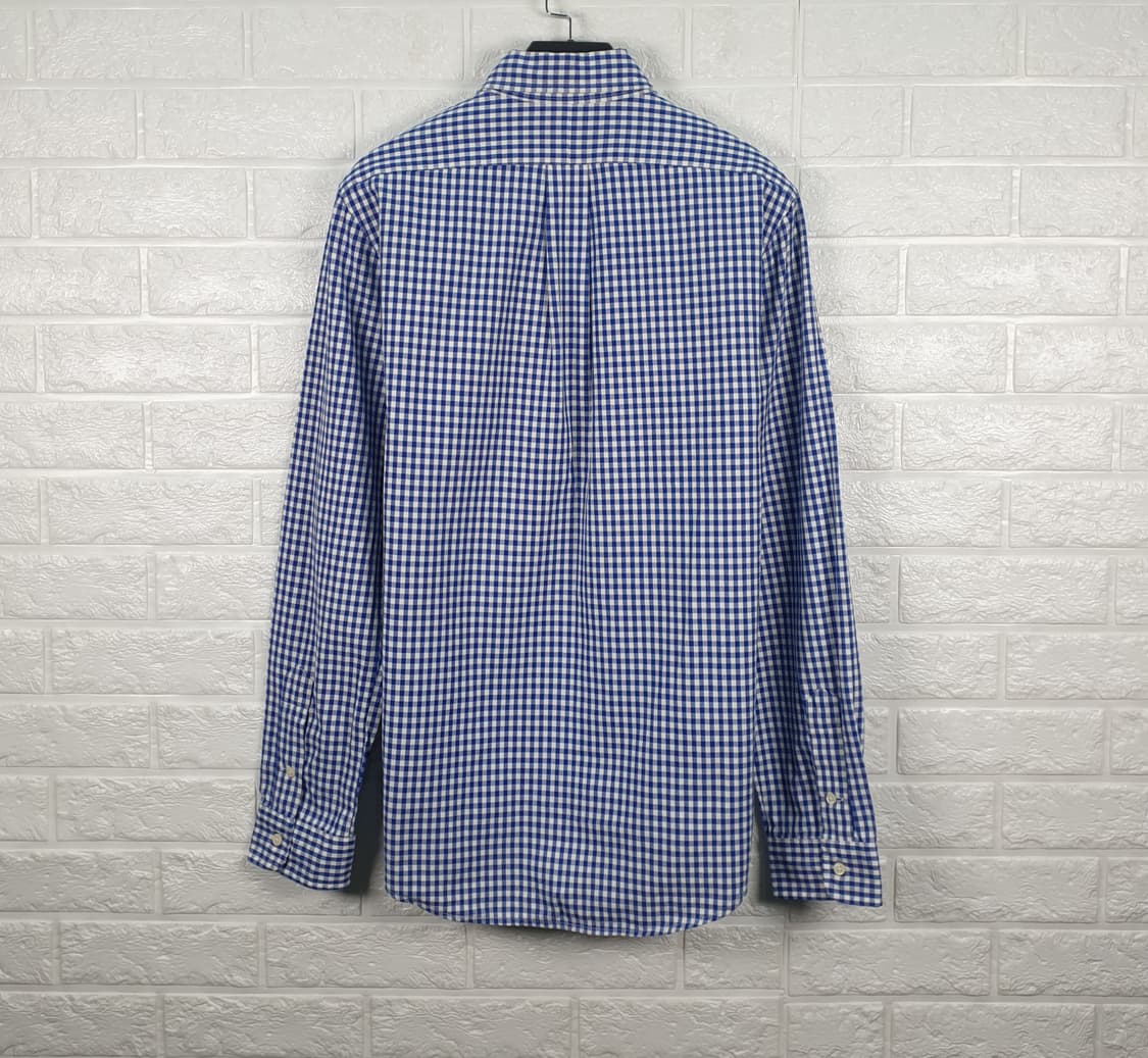 [95]랄프로렌 블루 깅엄 체크 셔츠 상품이미지3