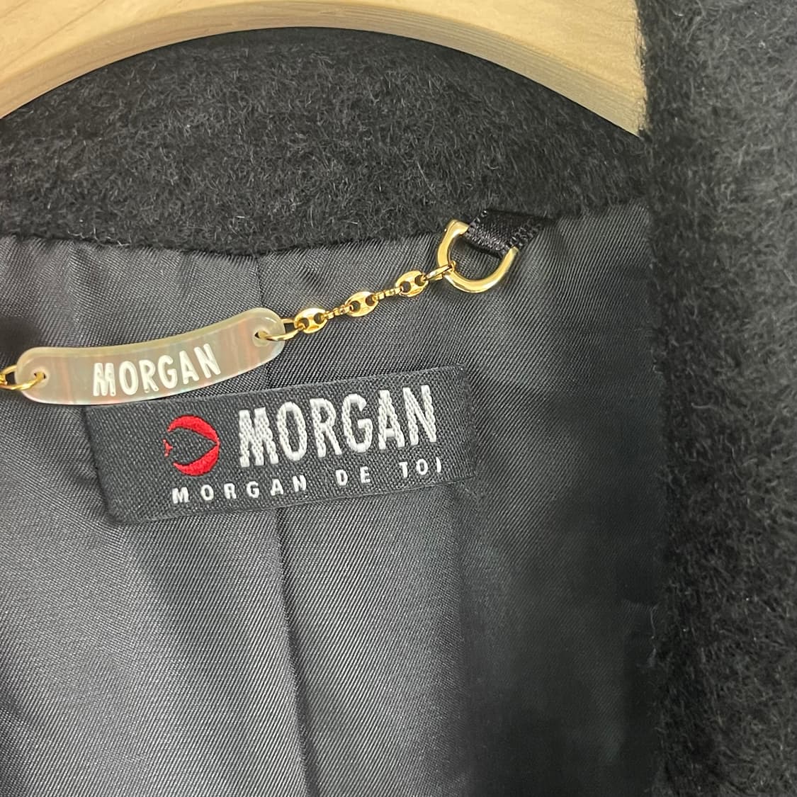 모르간 MORAN 수리 알파카 모헤어 혼방 울 코트 44 상품이미지4