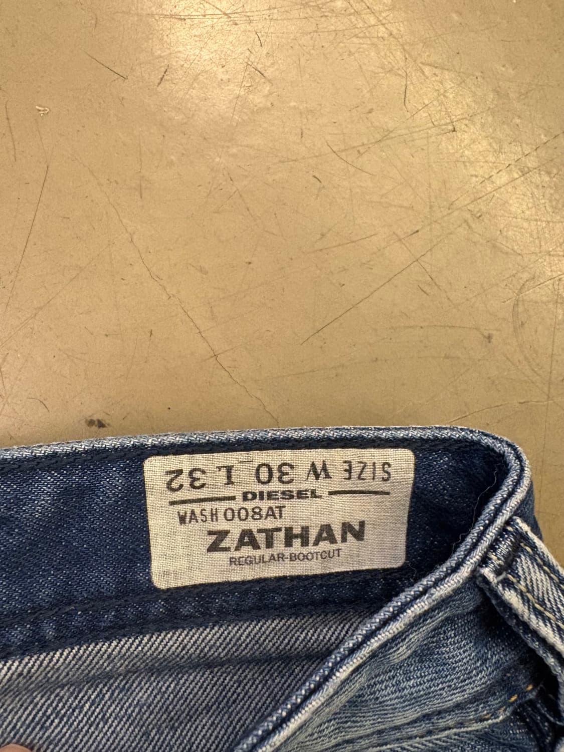 디젤 부츠컷 워싱 데님 상품이미지6