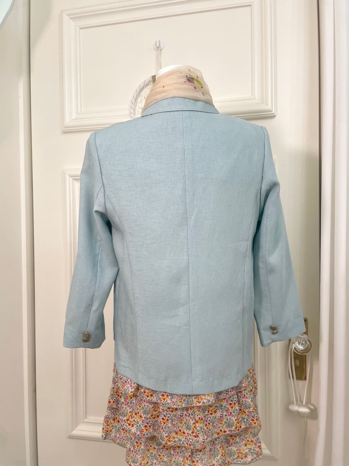 coral nutural point sheer scarf 상품이미지5