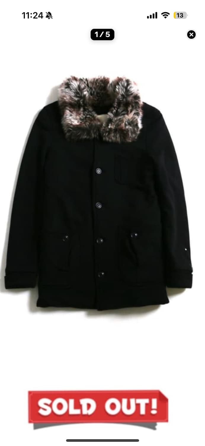 디젤 퍼 자켓 상품이미지1