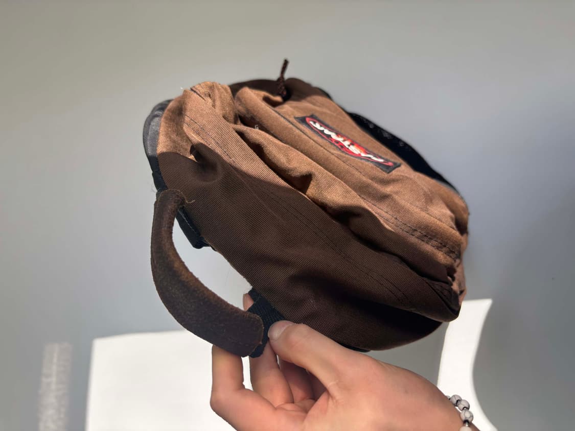 90s 이스트팩 가죽 백팩 브라운 made in usa 상품이미지10