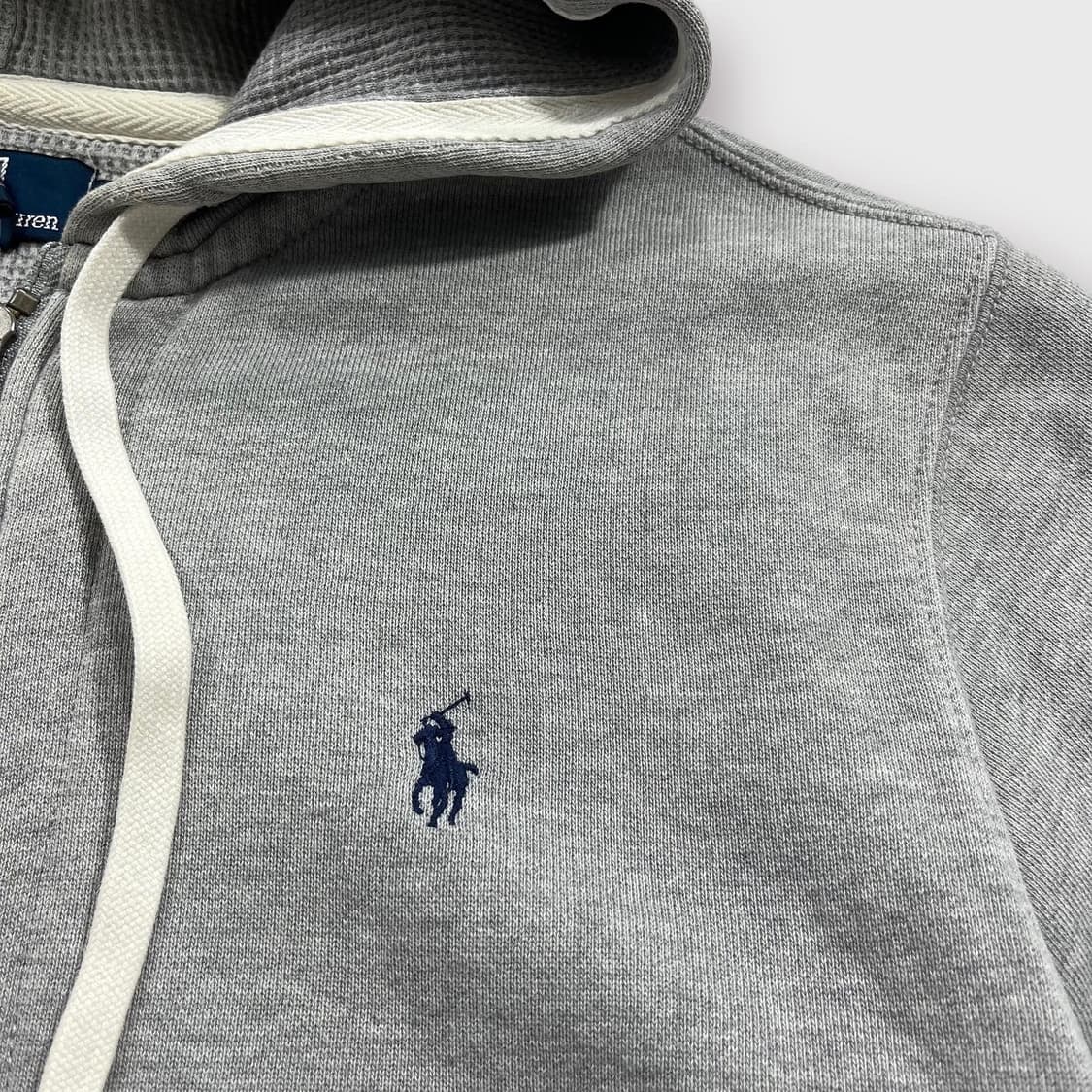 폴로 랄프로렌 오버핏 미니멀 써멀 투웨이 후드집업 상품이미지2