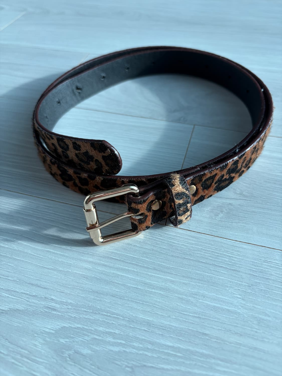 송치 레오파트 벨트 상품이미지2
