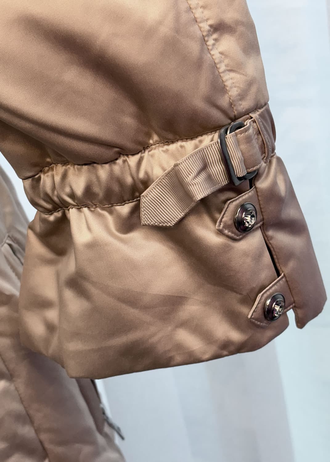 로즈핑크 셔링 누빔 패딩 상품이미지6