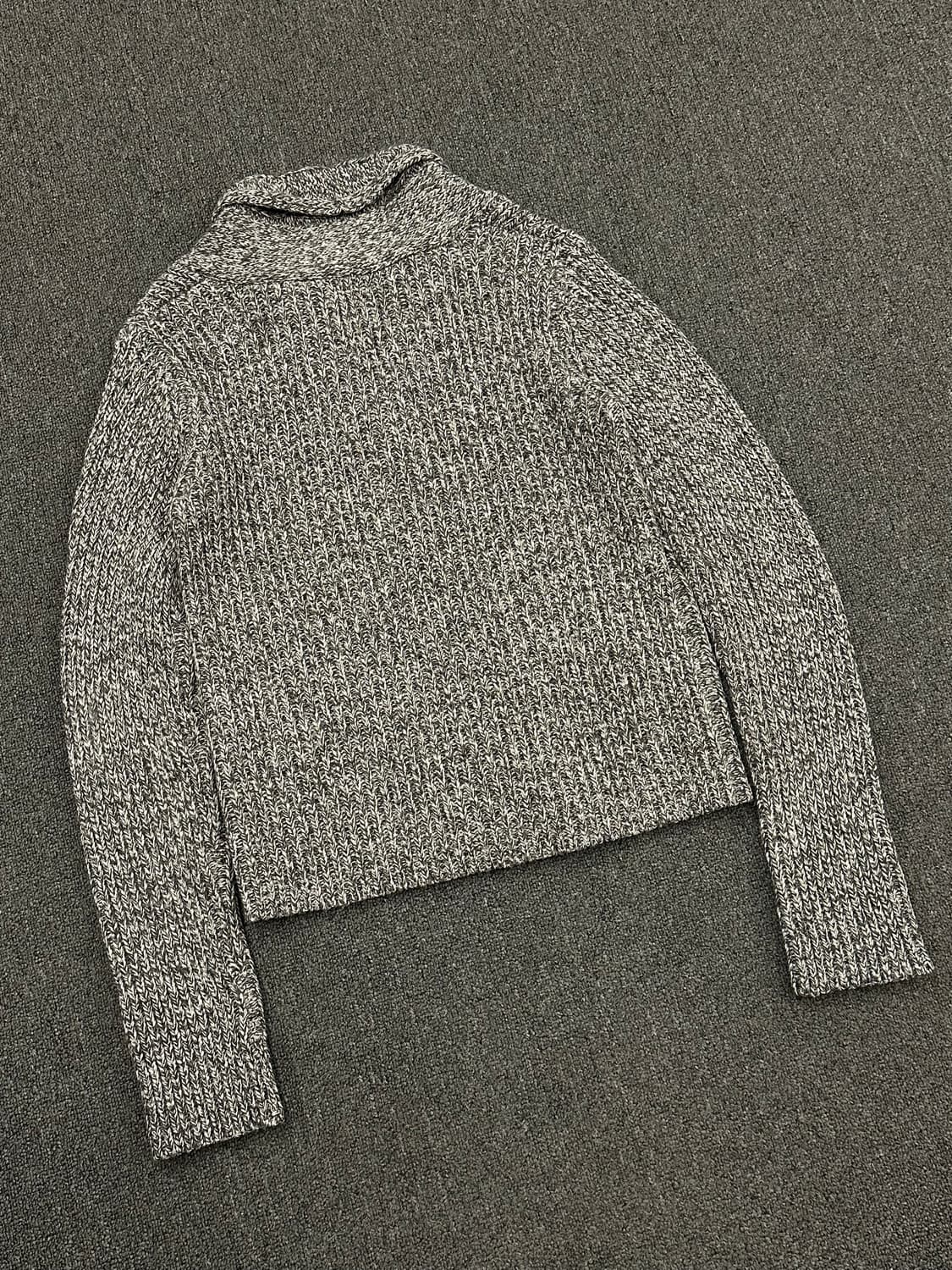 L)L.B-works 빈티지 여성 숄 카라 니트 가디건 상품이미지6