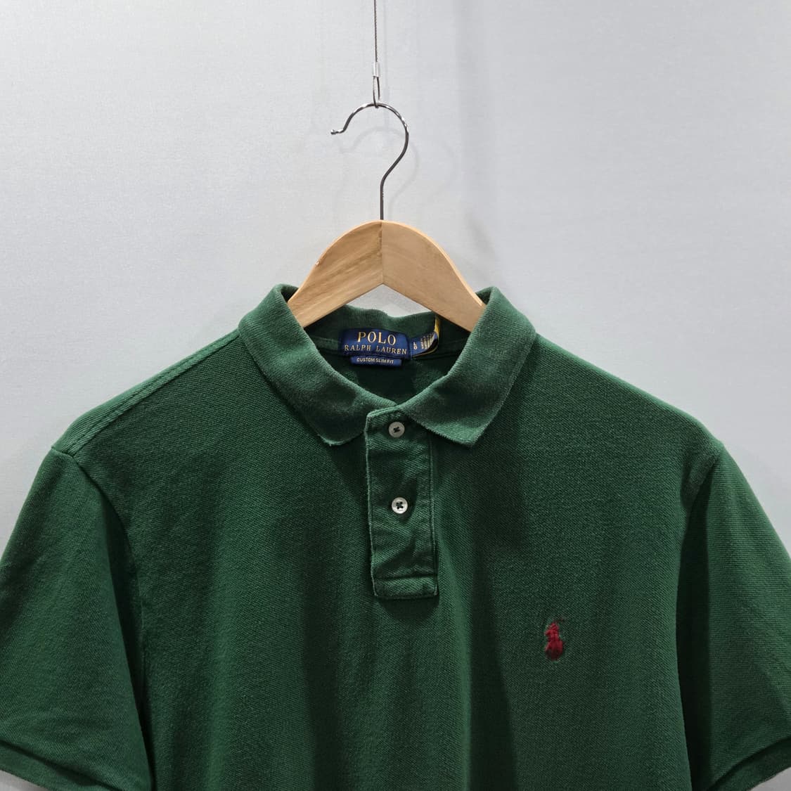 폴로랄프로렌 피케 카라 반팔티 그린 L  상품이미지2