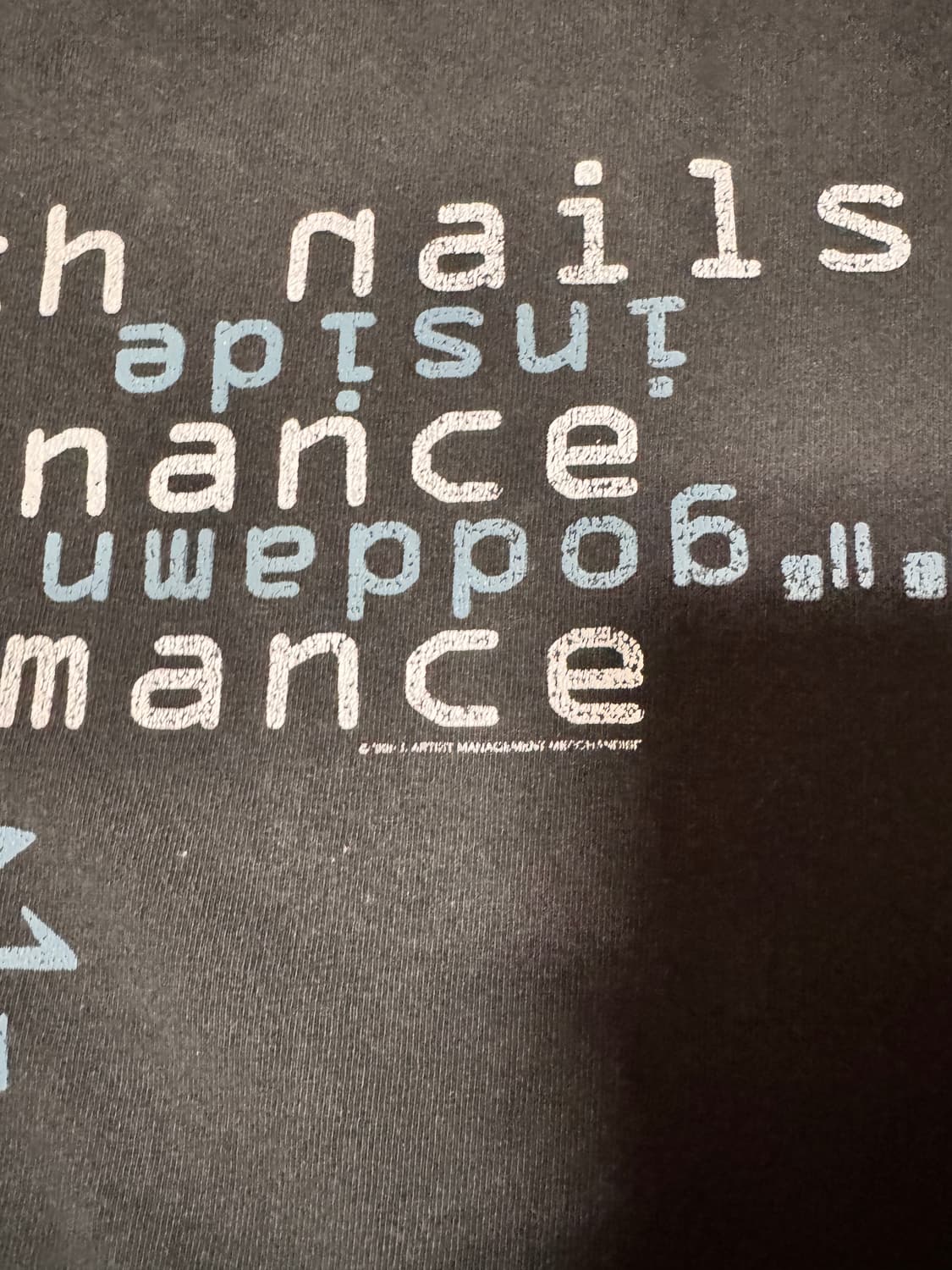 [XL] NIN Dissonance Tour 빈티지 밴드티 상품이미지3