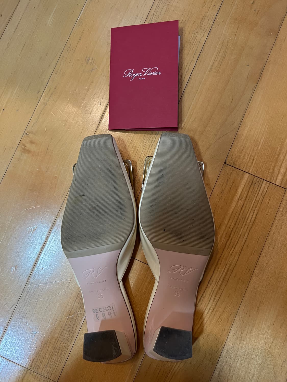 로저비비에 아이보리 뮬 35 상품이미지4