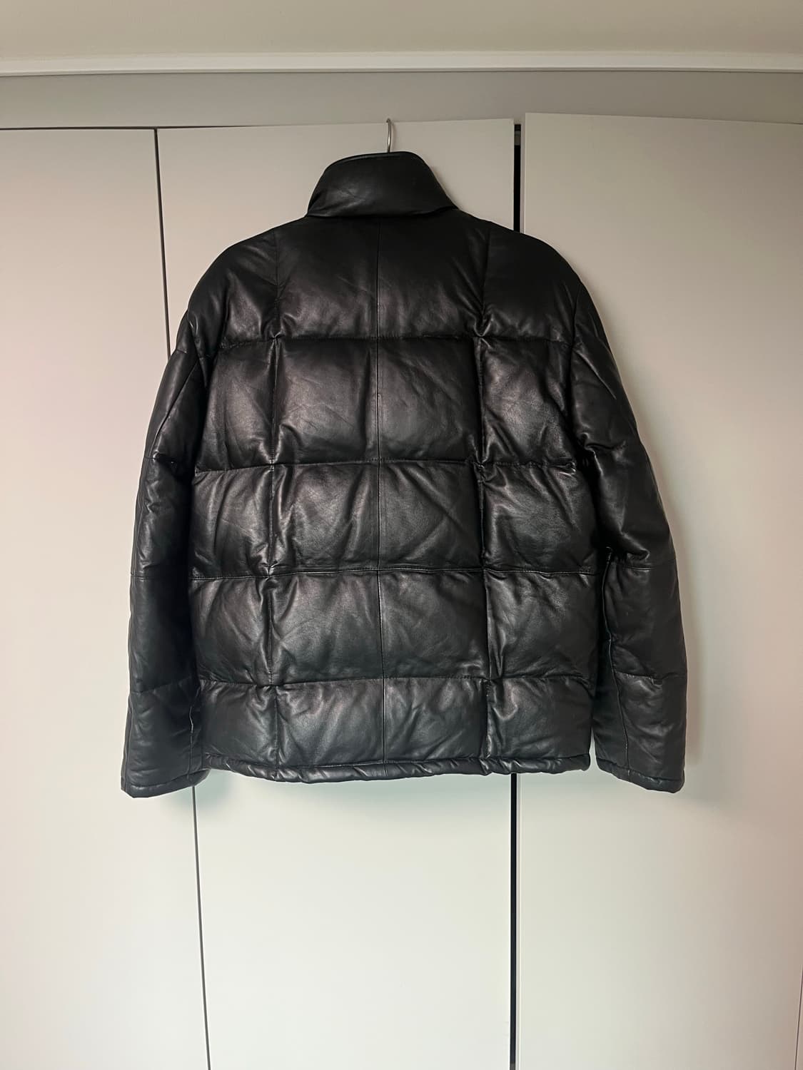 양가죽 오리털패딩 L 레더패딩 상품이미지2