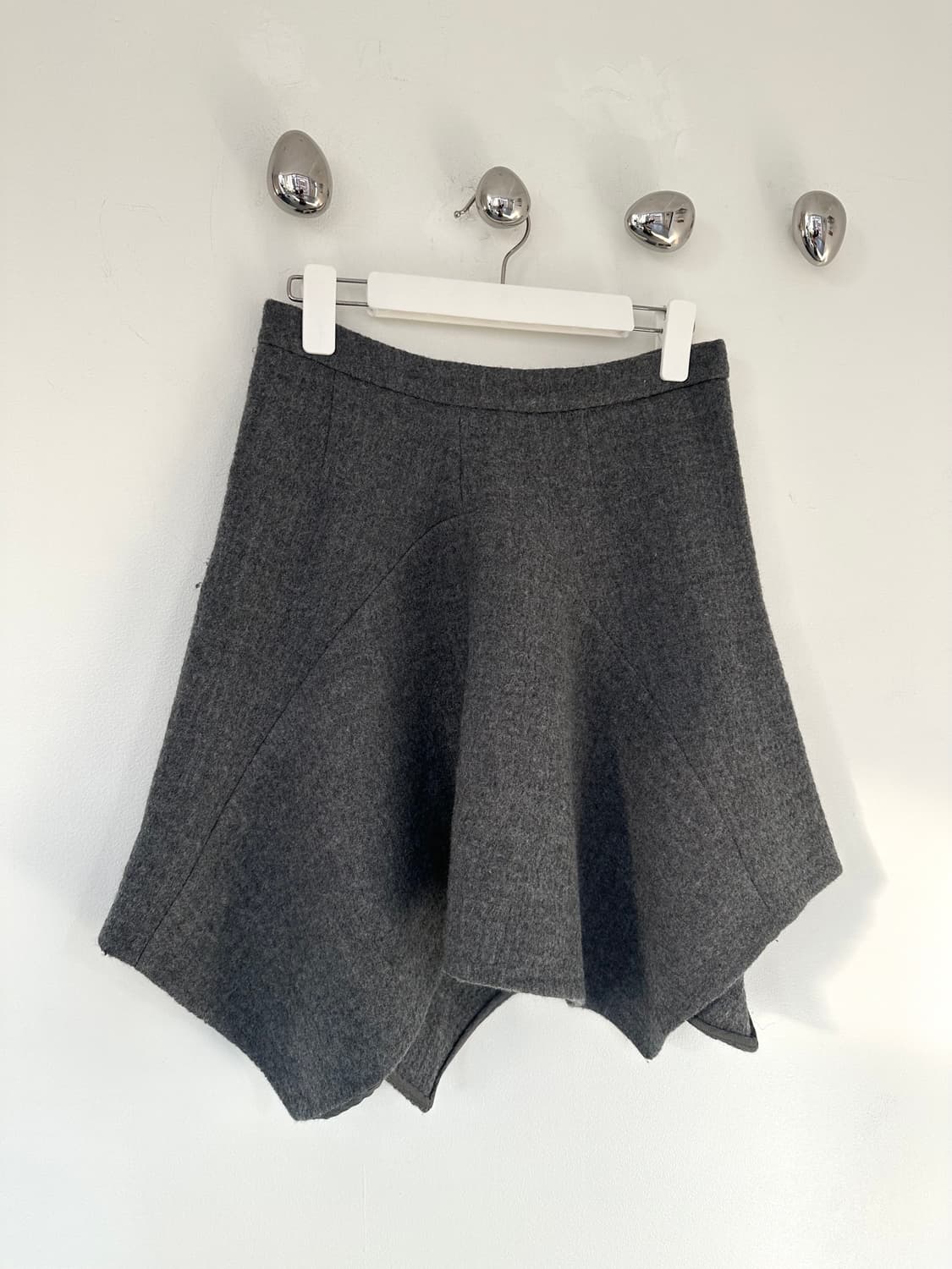 스텔라 맥카트니 비대칭 플레어 울 스커트 상품이미지1