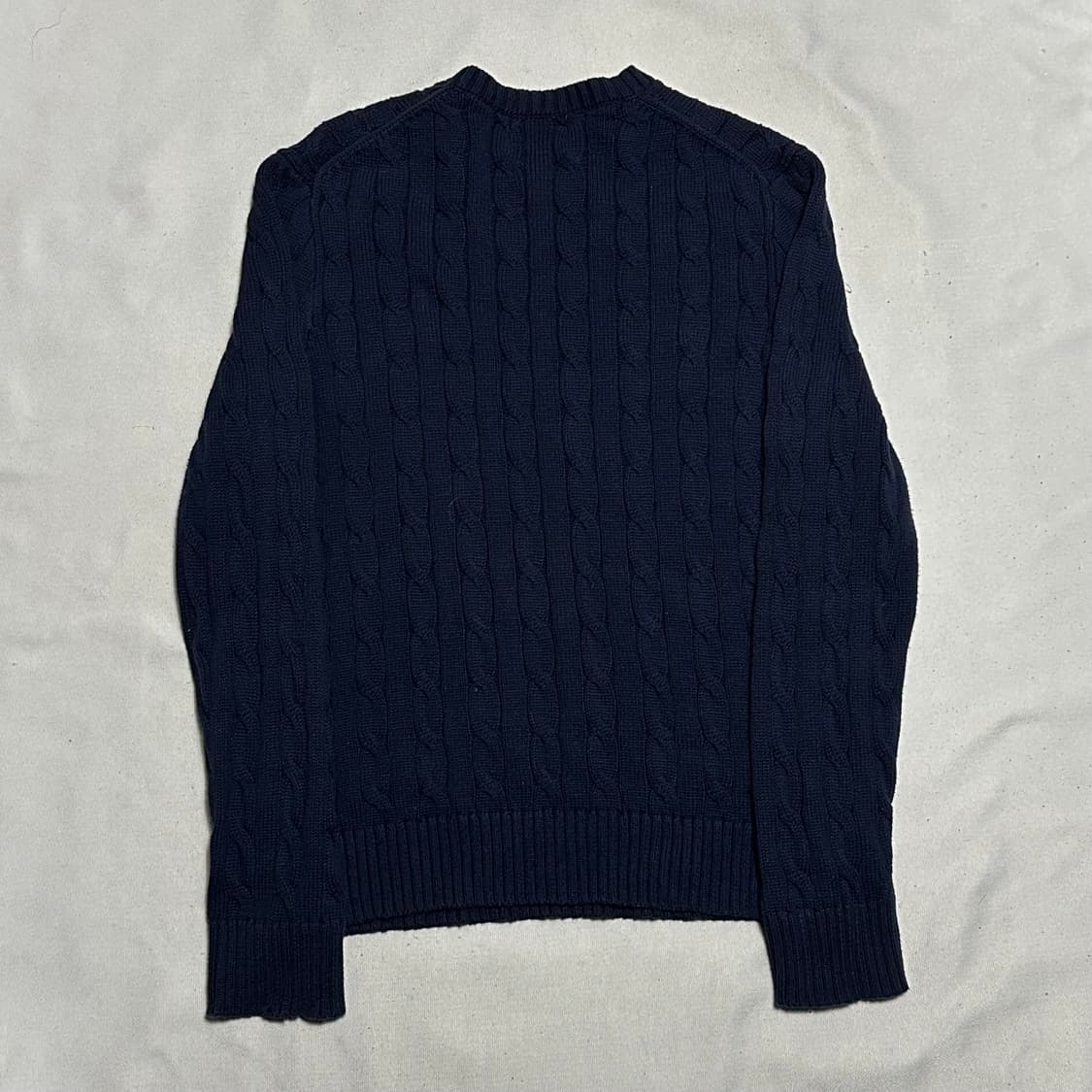 M 폴로랄프로렌 네이비 케이블 니트 상품이미지3