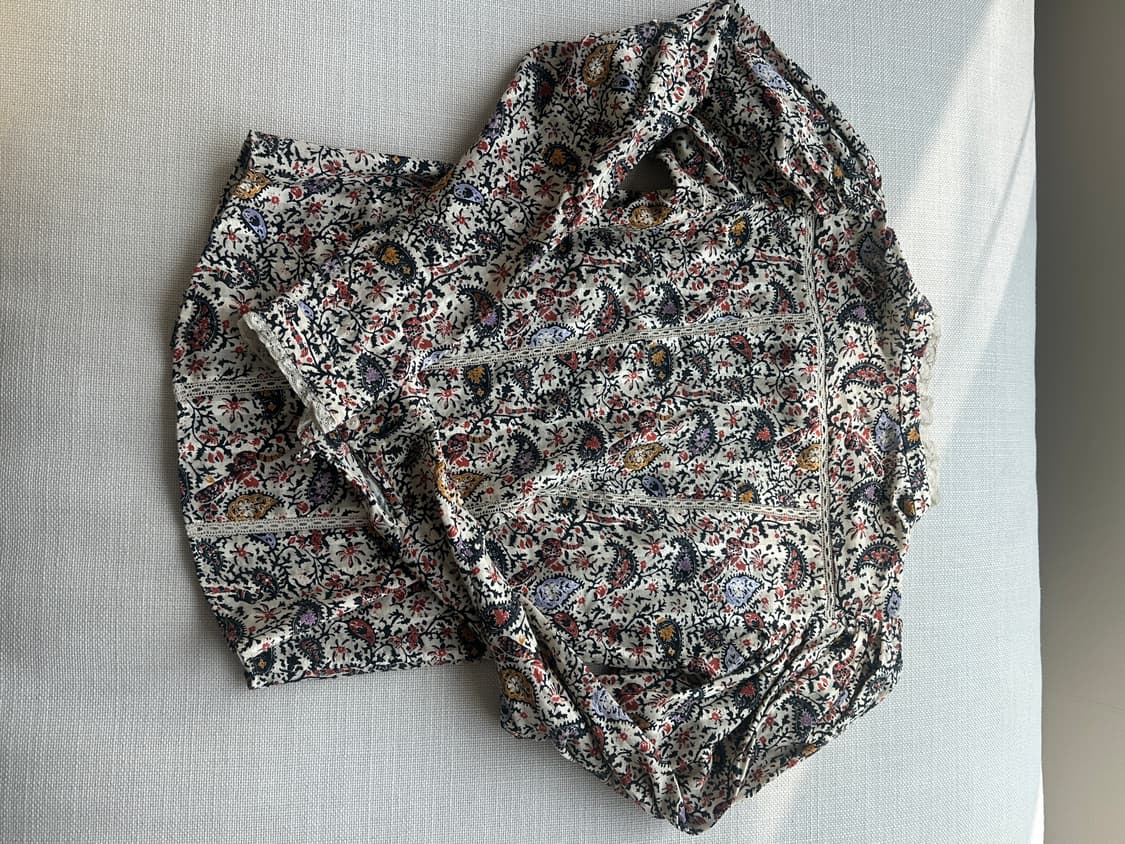 이자벨마랑 페이즐리 플라워 블라우스 상품이미지2