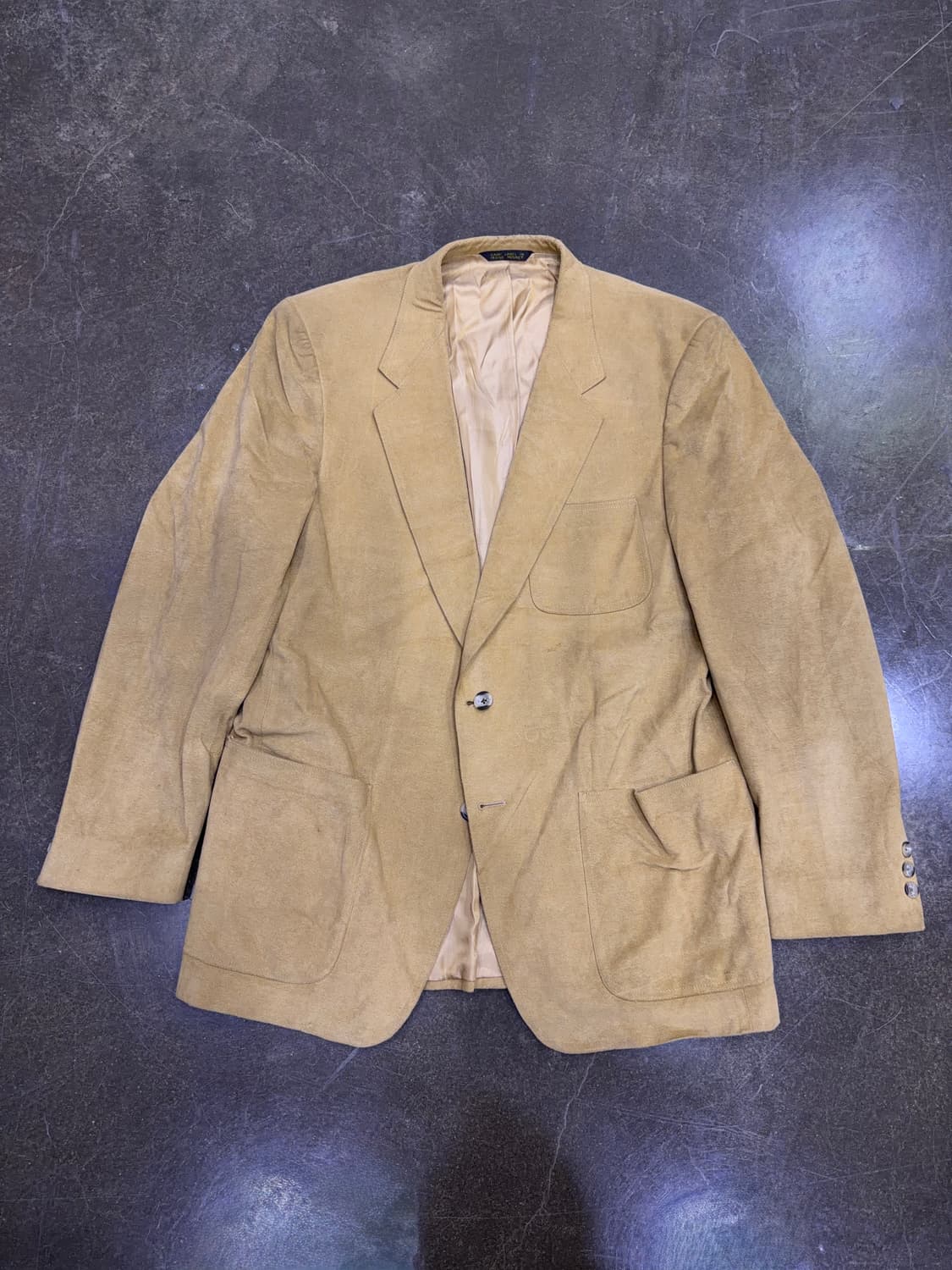 Stanton 스트라우스 테일러 울트라 스웨이드 캐쥬얼 싱글자켓 M 상품이미지1