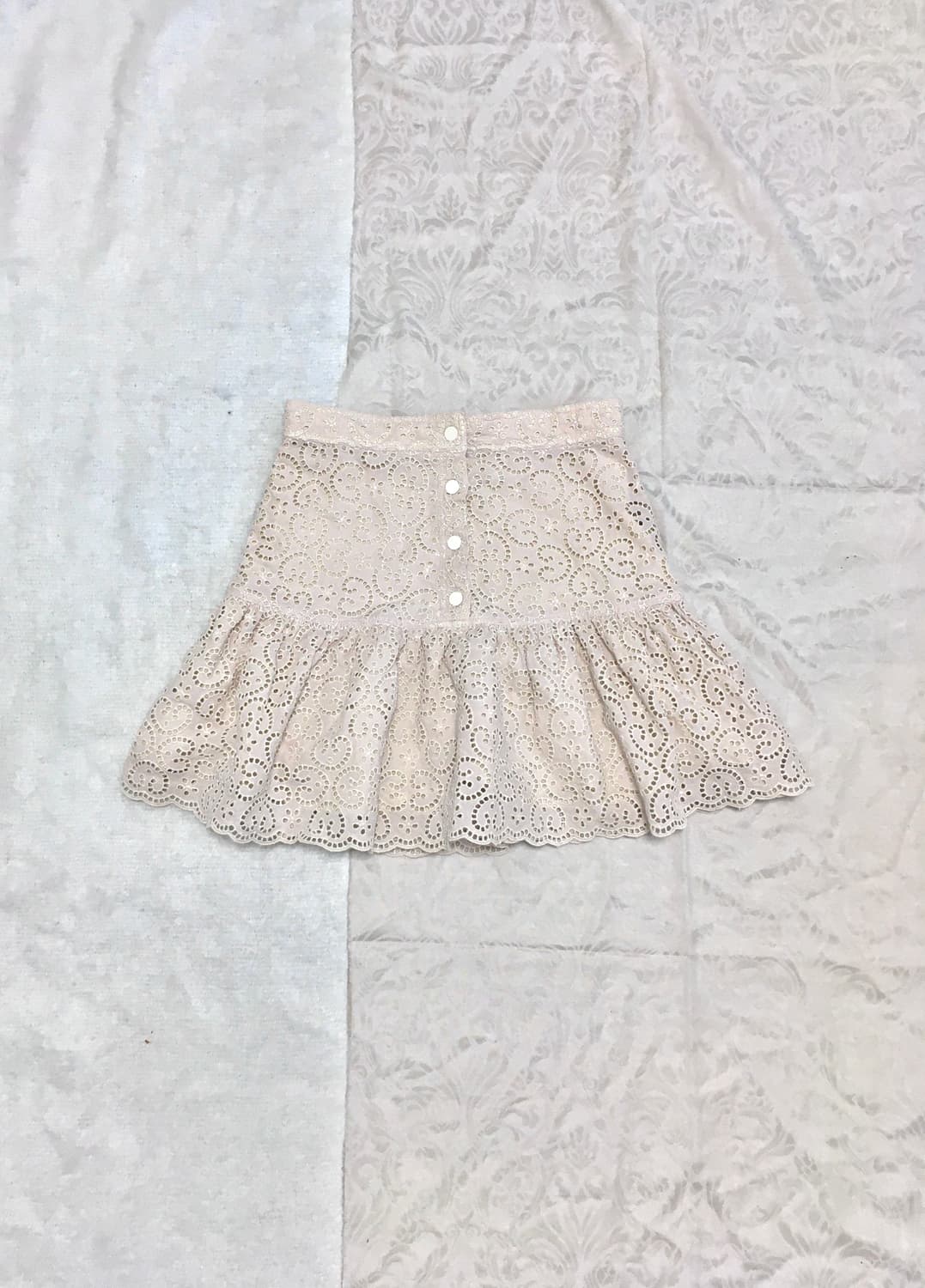 핑크베이지 페어리 프릴 스커트  상품이미지6