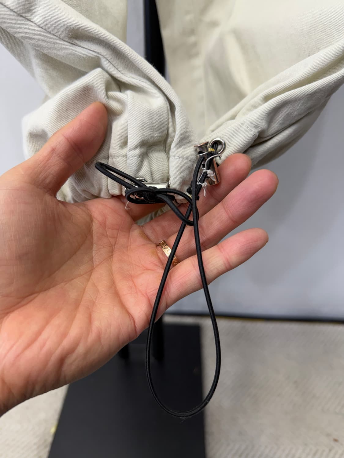 정품) 베이스모먼트 와이드 카고팬츠 L 상품이미지4