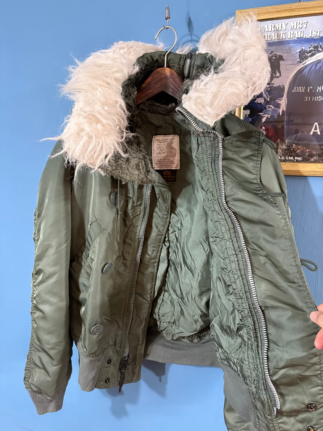 80-90‘s Alpha Industries N-2B Flight JK 상품이미지6