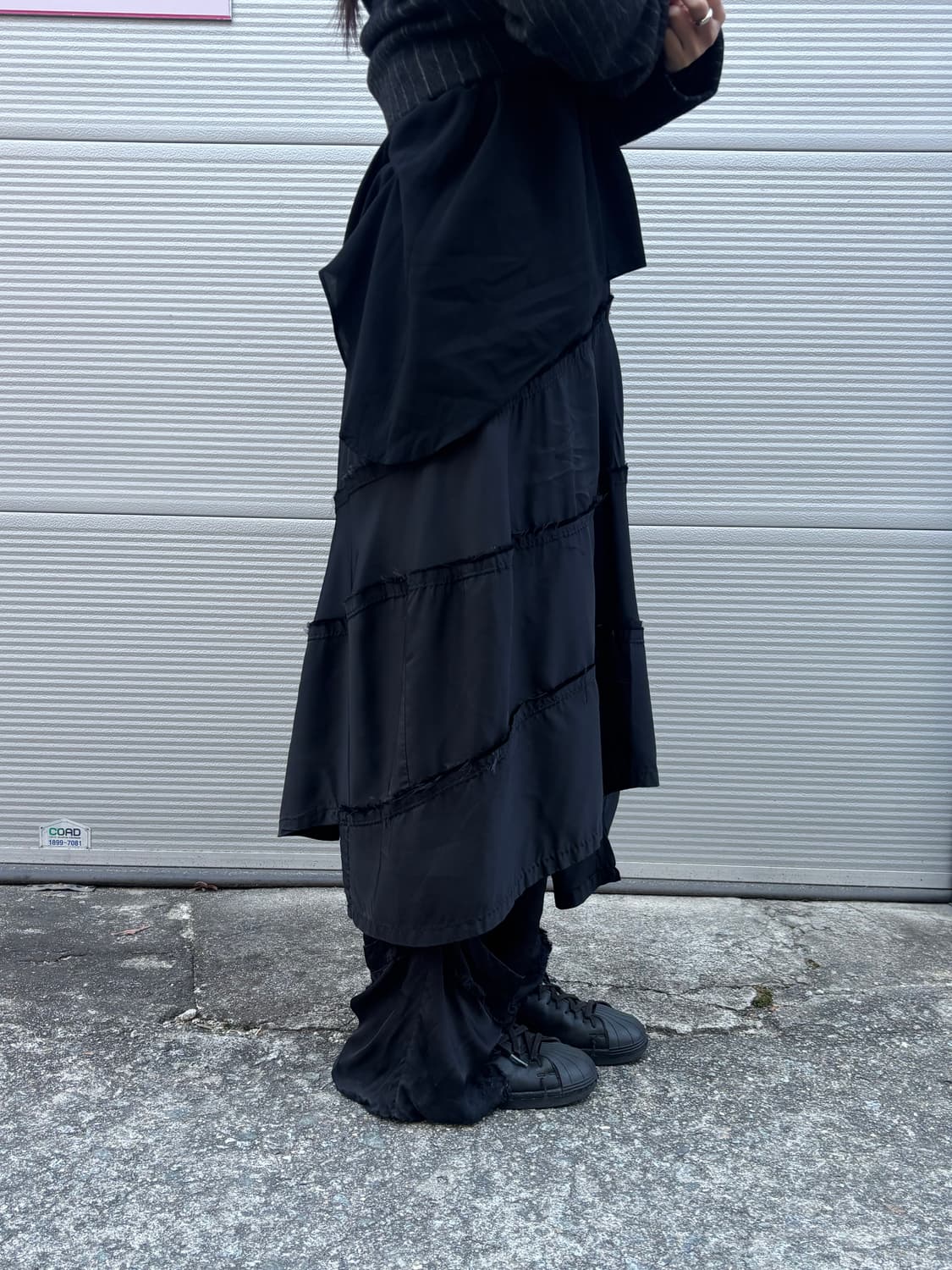 꼼데가르송 트리콧 비대칭 스커트 상품이미지2