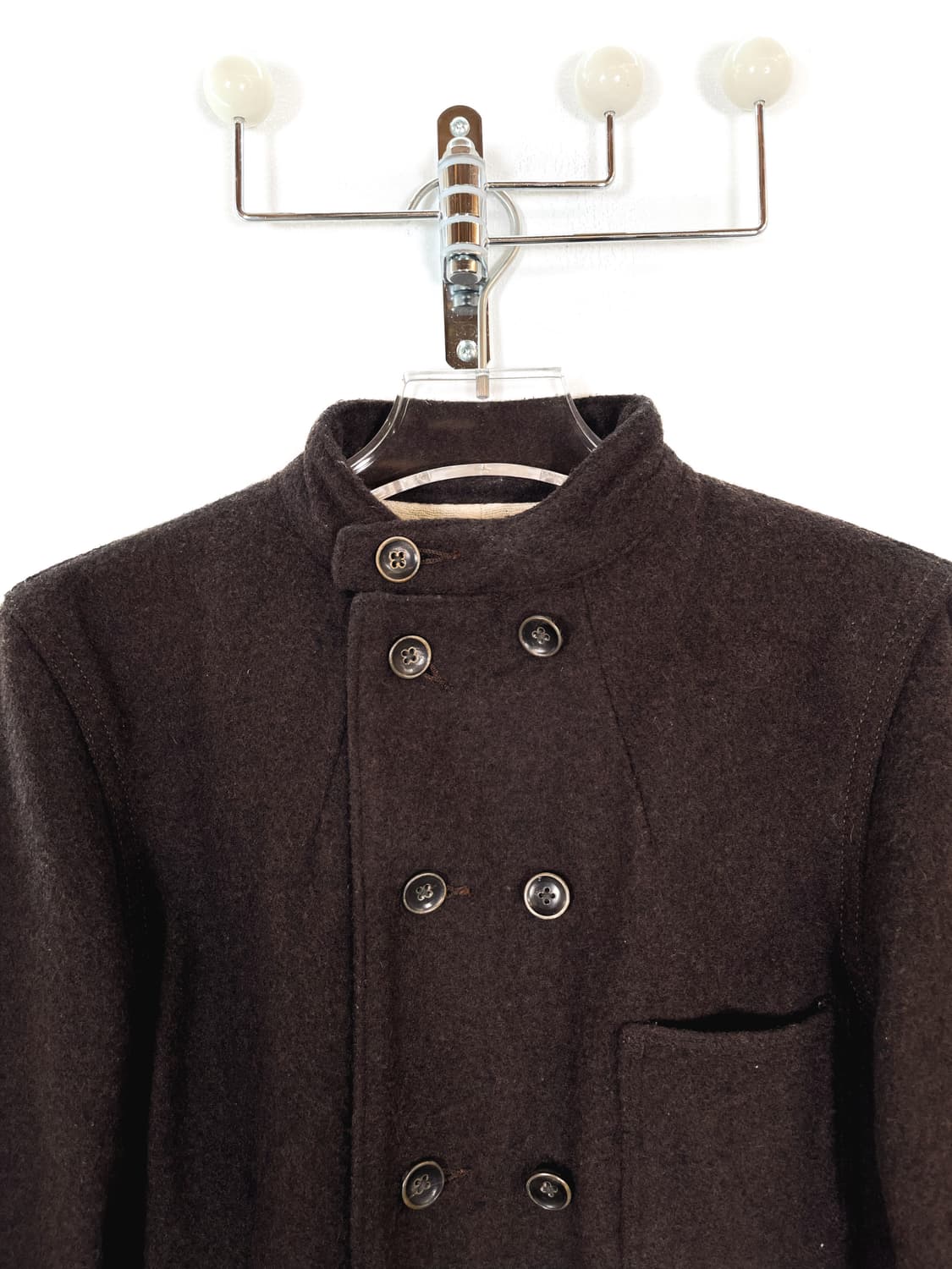 캐피탈 더블 브레스트 브라운 울 자켓 상품이미지6