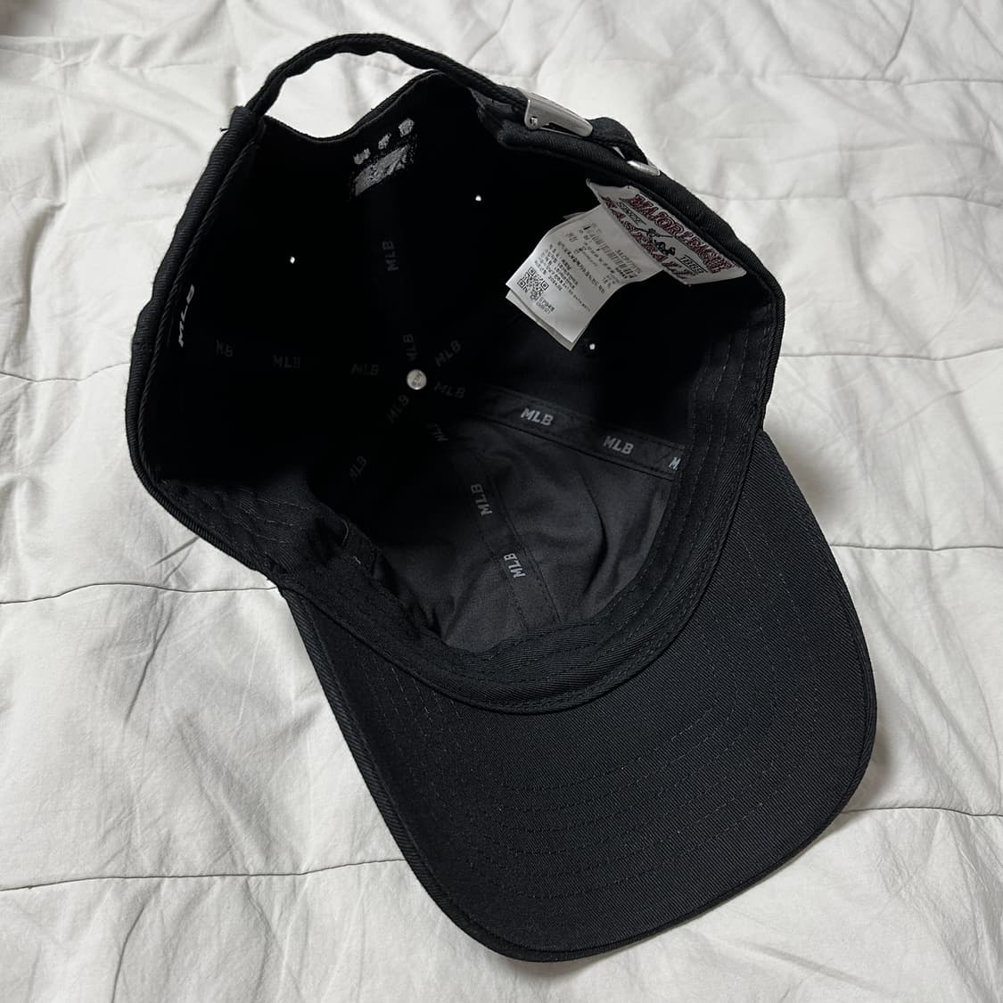 MLB 볼캡 루키 언스트럭쳐 블랙 상품이미지3