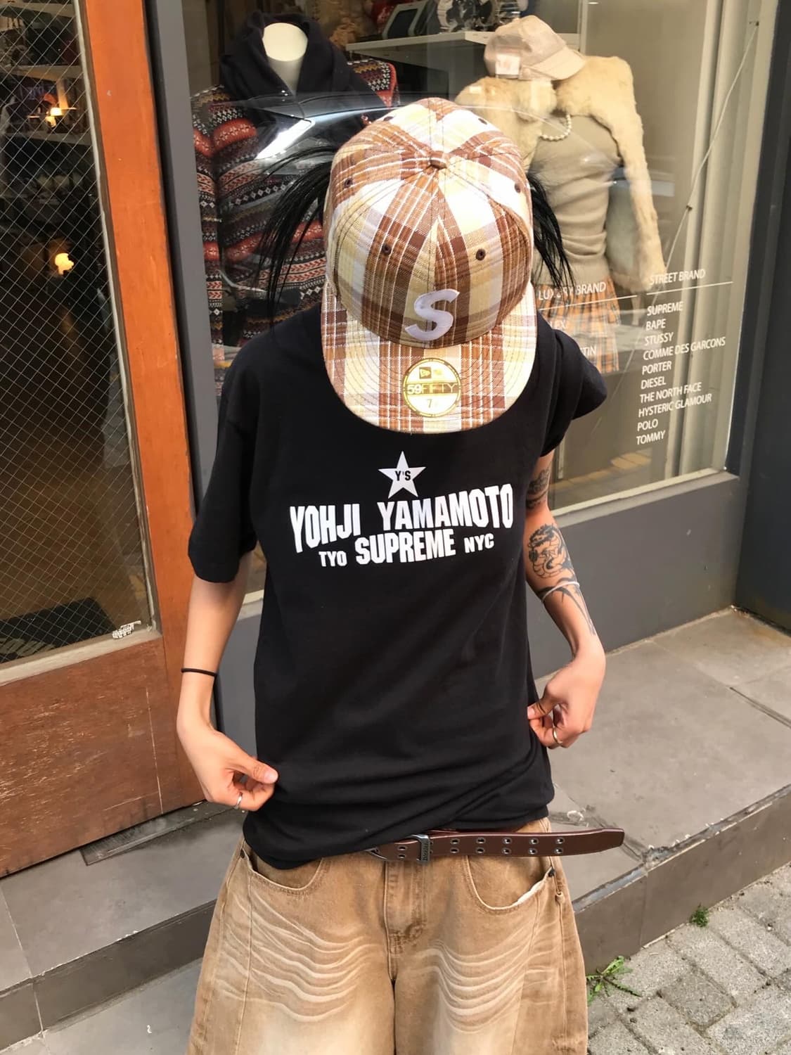 슈프림 x Y's 바이 요지 야마모토 스타 티셔츠 - 25Fw 상품이미지2