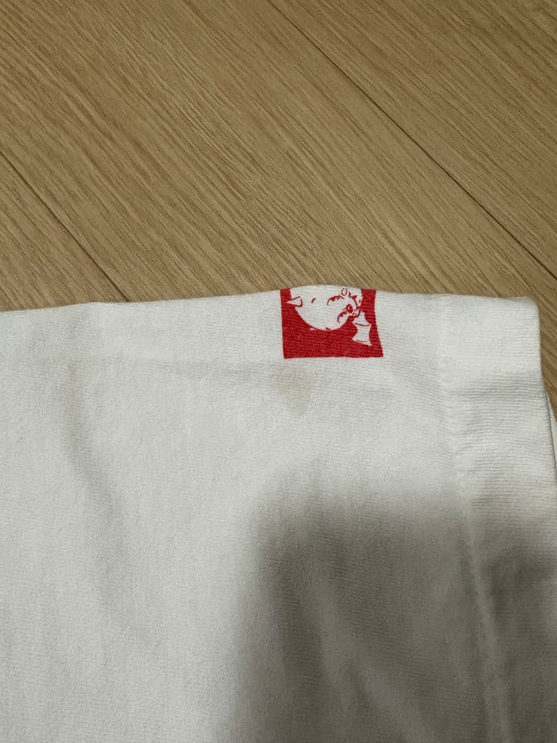 [XL]세인트 마이클 인세인 숏슬리브 티셔츠 화이트  상품이미지2