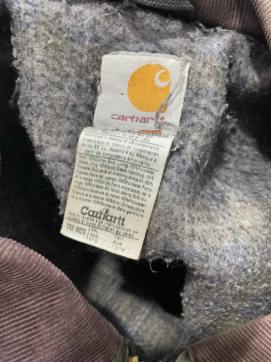 칼하트/ C52 초어코트 모스그린/ 3XL 상품이미지10