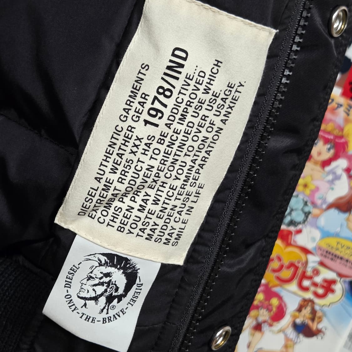 디젤 버키스크 블랙 샤기 퍼패딩 상품이미지9