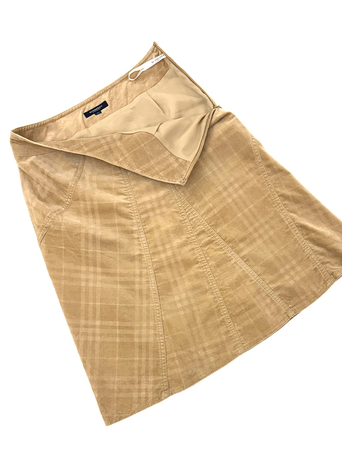 Burberry Corduroy Panel Skirt/ 36 상품이미지3