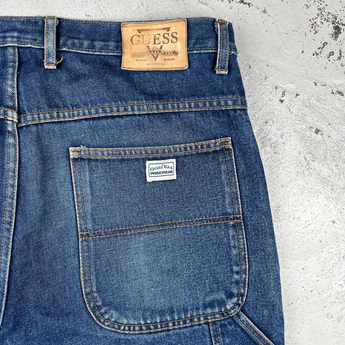 빈티지 게스 by Georges Marciano 카펜터 데님 쇼츠 상품이미지5