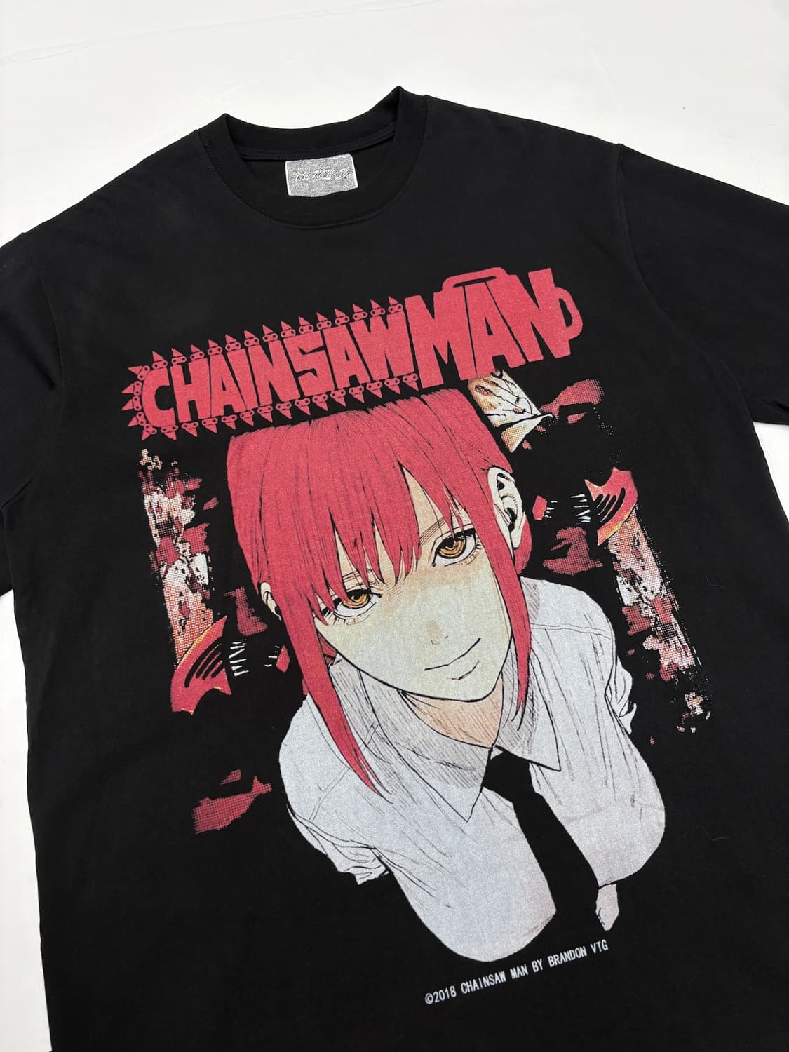 애니 체인소맨 마키마 프린팅 반팔티 오리지널 상품이미지2