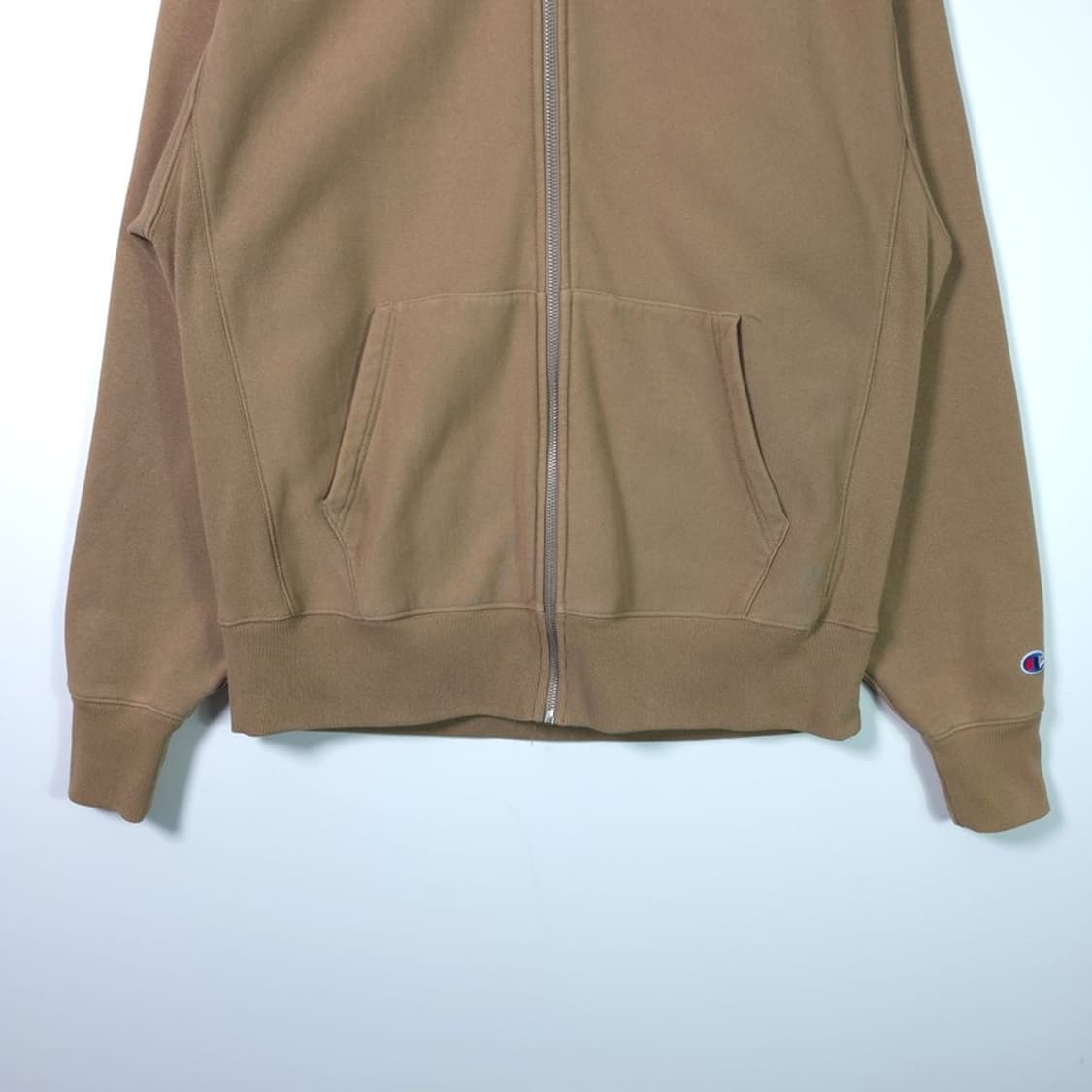챔피온 리버스위브 스웻 집업 자켓 카멜 00L 상품이미지4