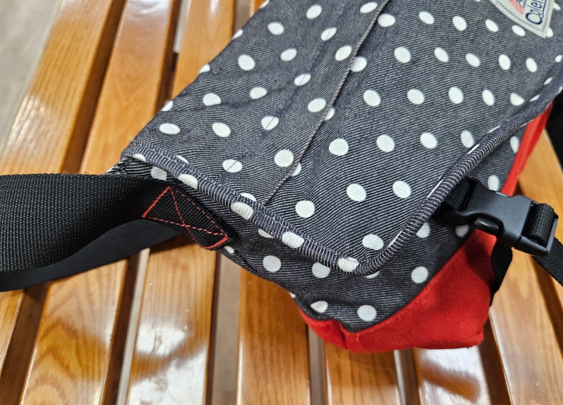 콜맨 도트 땡땡이무늬 매신져백 크로스백/coleman 빈티지 상품이미지8